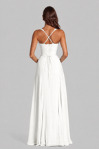Sweetheart Maxi Dress with Lace Up Back Audrey Calvero