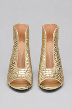 Woven Peep Toe Slingback Heels Noor Laurent