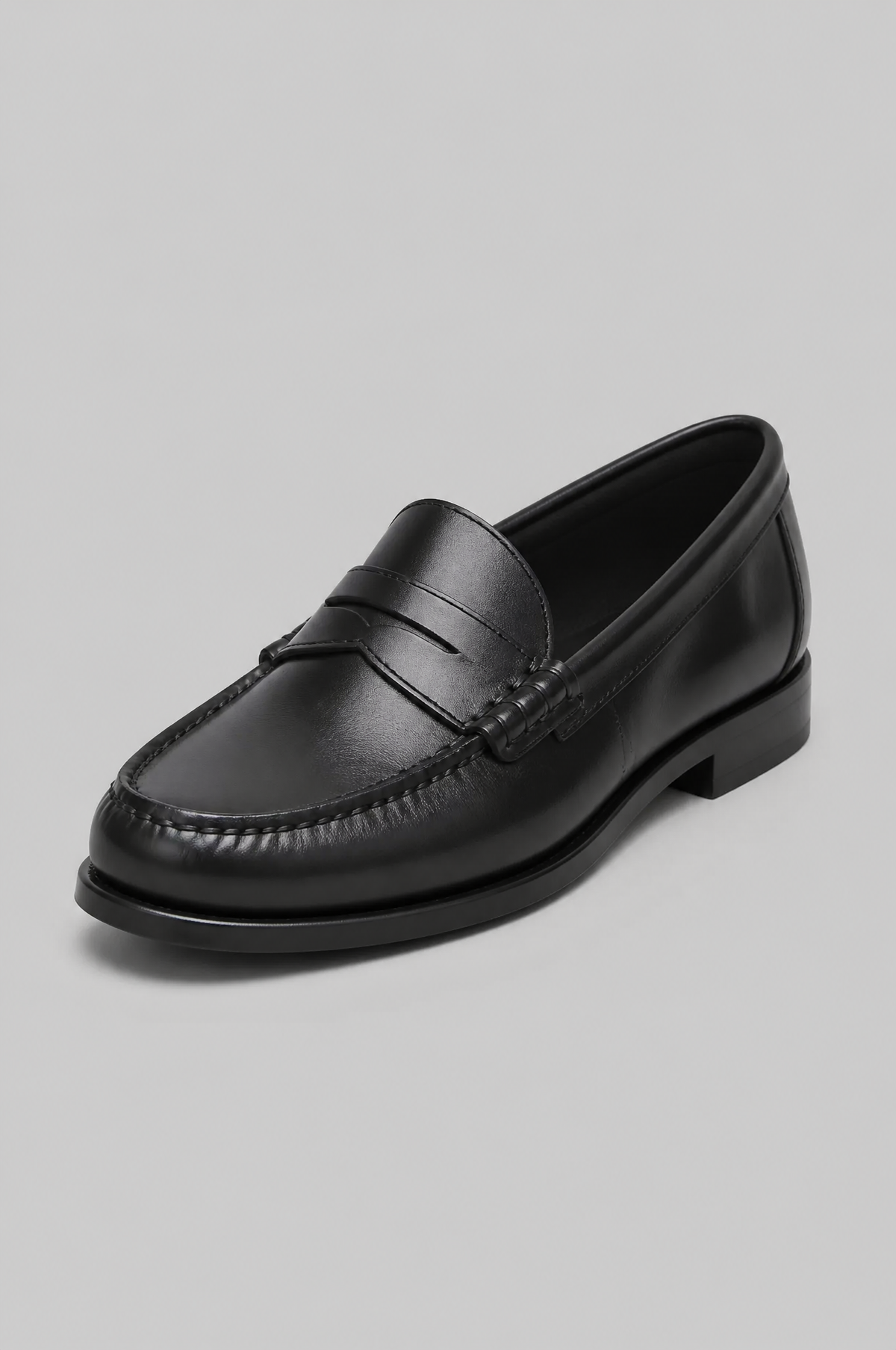 Leather Penny Loafers Noor Laurent