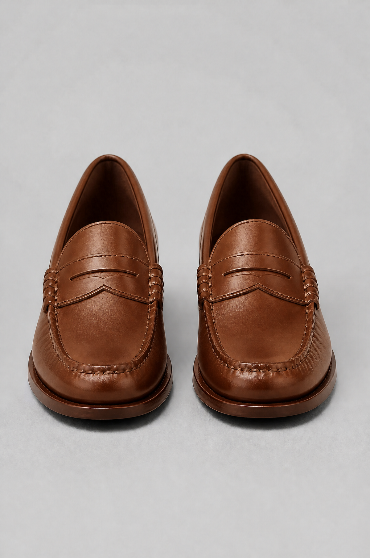Leather Penny Loafers Noor Laurent