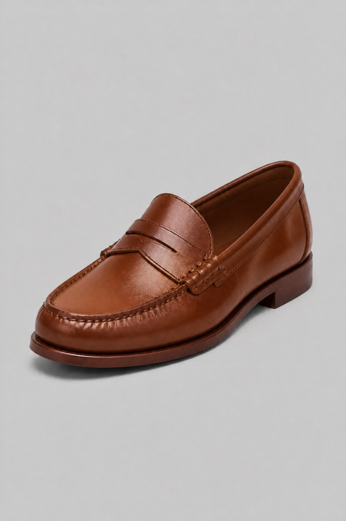 Leather Penny Loafers Noor Laurent