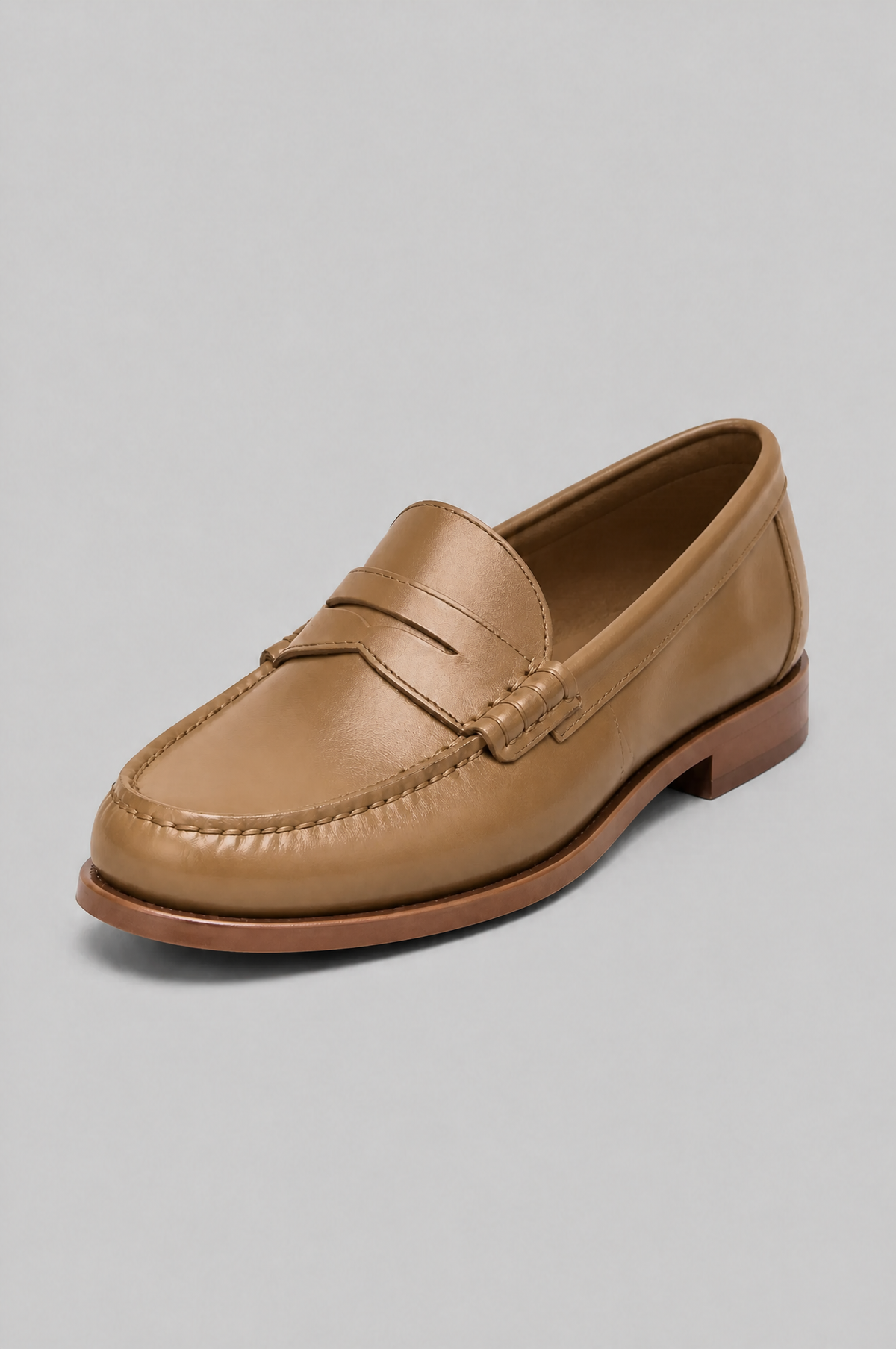 Leather Penny Loafers Noor Laurent