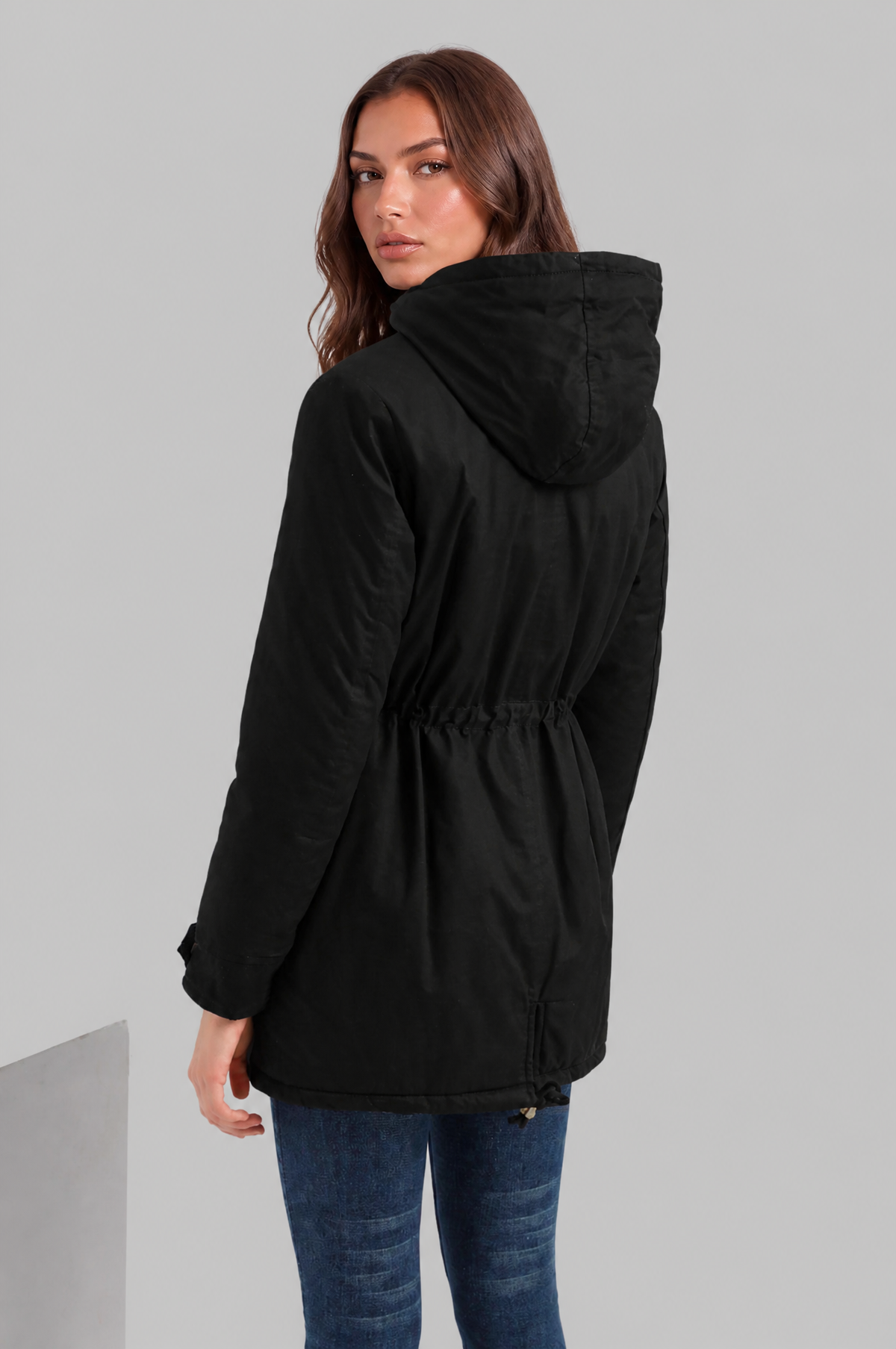 Hooded Winter Parka with Teddy Lining Audrey Calvero