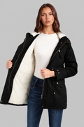 Hooded Winter Parka with Teddy Lining Audrey Calvero