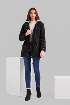 Hooded Winter Parka with Teddy Lining Audrey Calvero