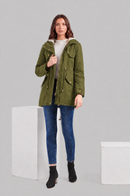 Hooded Winter Parka with Teddy Lining Audrey Calvero