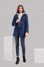 Hooded Winter Parka with Teddy Lining Audrey Calvero