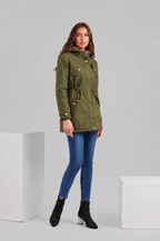 Hooded Winter Parka with Teddy Lining Audrey Calvero