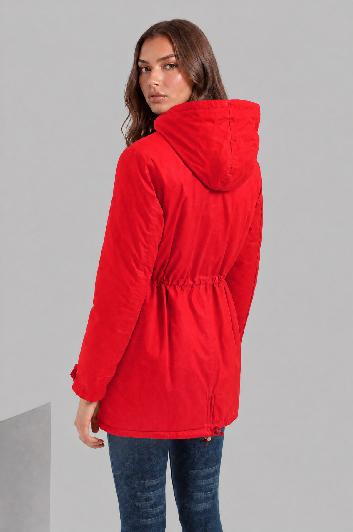 Hooded Winter Parka with Teddy Lining Audrey Calvero