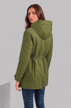 Hooded Winter Parka with Teddy Lining Audrey Calvero