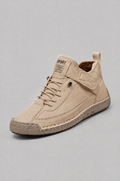 Mid Top Walking Trainers with Stitched Sole Noor Laurent