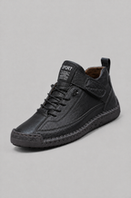 Mid Top Walking Trainers with Stitched Sole Noor Laurent